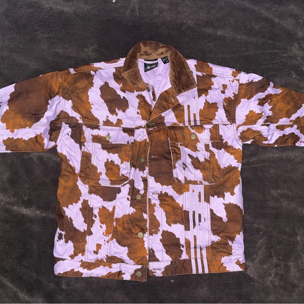 Beyoncé IVY PARK x Adidas Cowprint Denim Jacket